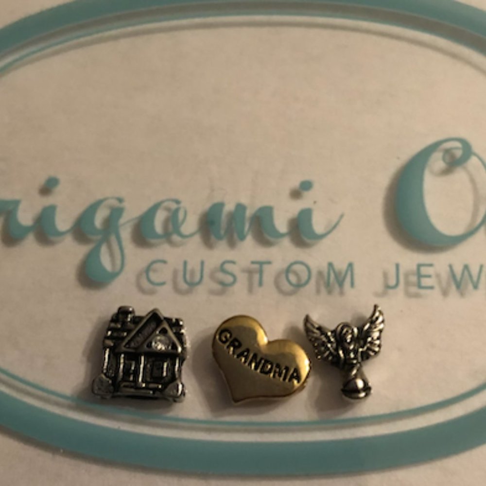 Origami Owl Grandma Charm Set